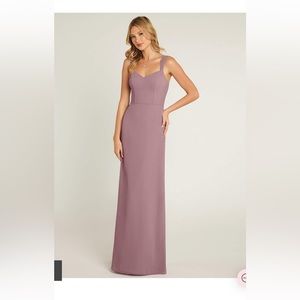 AZAZIE DENICE
Sheath Pleated Chiffon Floor-Length Dress Dusty Rose